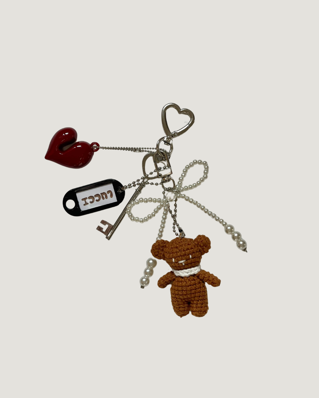 CUPID’S TEDDY charm