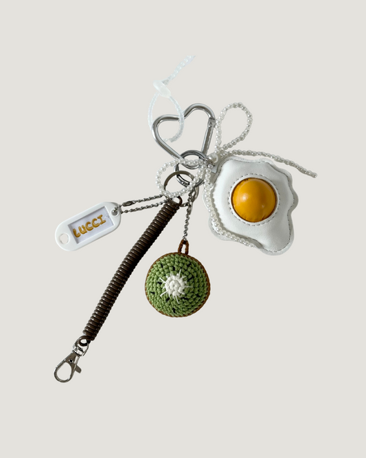 SUNNY SIDE KIWI Charm